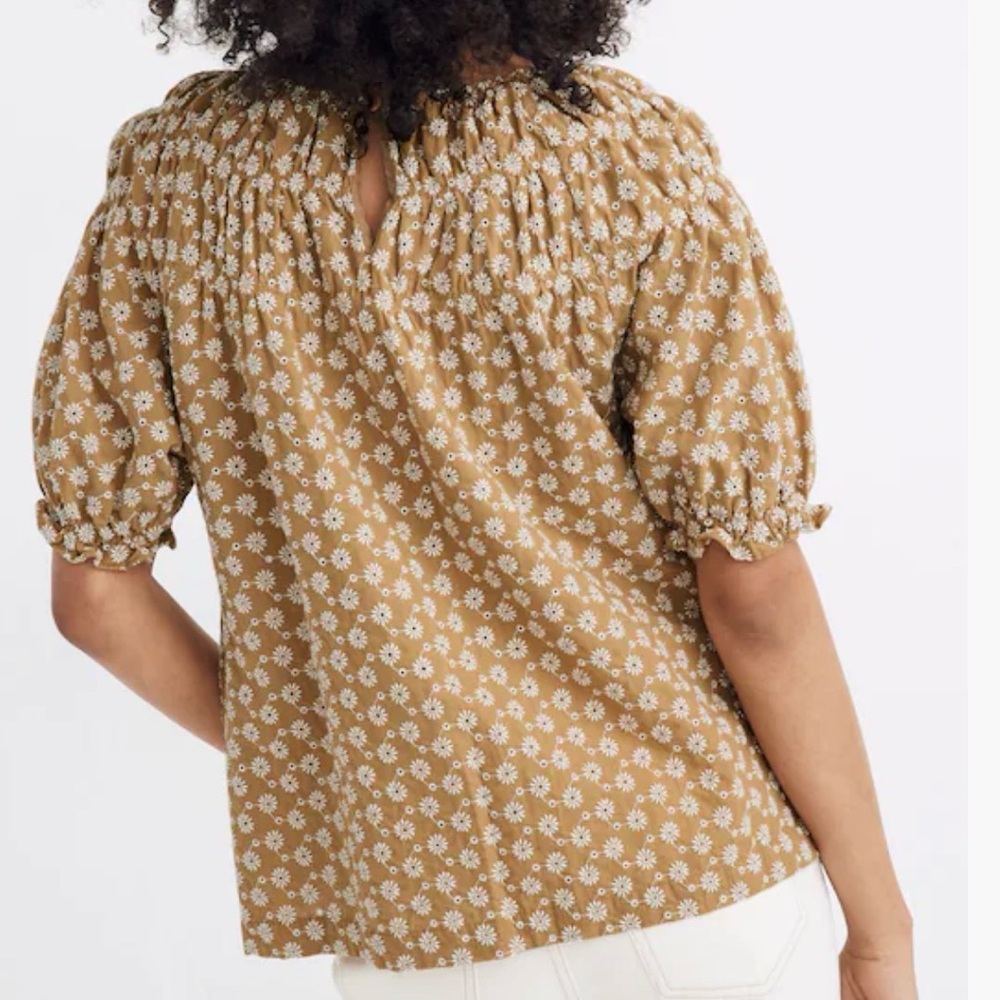 Madewell embroidered daisy top Small - Picture 3 of 5